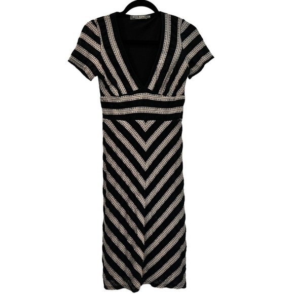 Bisou Bisou black and silver dress size small - Picture 1 of 6